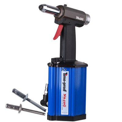 Ferramenta de rebite industrial hidráulica pneumática para rebites cegos estruturais 4,8 mm - 6,4 mm