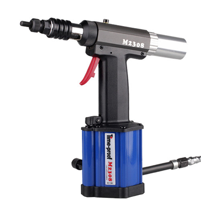 Ferramenta de inserção de porca de rebite pneumática automática para porcas de rebite M3 - M8