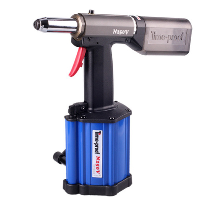 Pistola de rebite pneumática industrial com sistema de vácuo curso de 19 mm