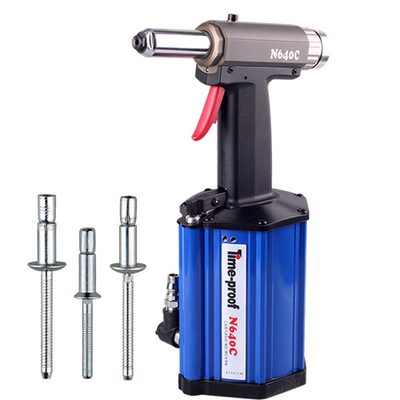 Ferramenta de rebite industrial de curso 23 mm para rebites cegos estruturais de 4,8 mm - 6,4 mm