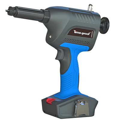 Pistola de rebite bateria sem fio hexagonal para perfuração ferramenta de ajuste de porca de rebite curso de 19 mm
