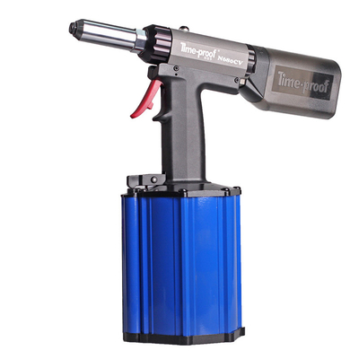 Pistola de rebite pneumática hidráulica industrial com sistema de vácuo curso de 27 mm