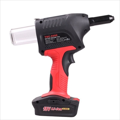 Rebites cegos 2,4 mm - 5,0 mm Pistola de rebite sem fio com bateria 21 mm de curso