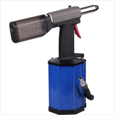 Pistola de ajuste de porca de rebite pneumático de curso 20 mm com sistema de vácuo