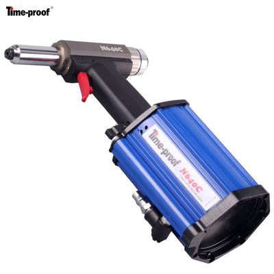 Ferramenta de rebite hidráulico pneumático de curso de 23 mm para rebites cegos estruturais 4,8-6,4 mm